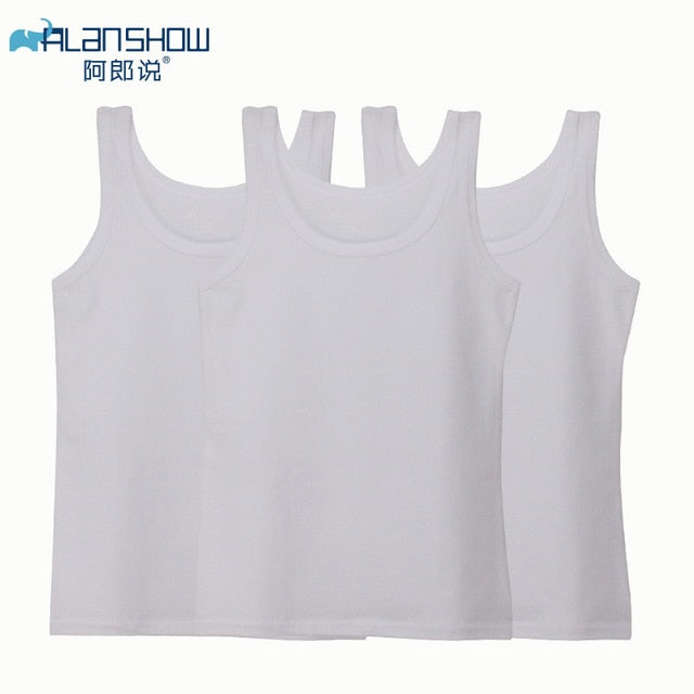 3PC/lot Summer Tank Tops Women Sleeveless Round Neck Loose T Shirt Ladies Vest Singlets Camisole Cotton Slim Ladies Thin Vest - foodandtravelers