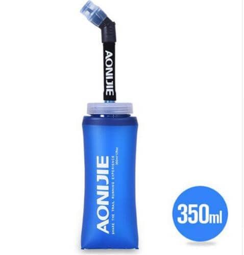 170ml 200ml 250ml 500mml 350ml 600ml AONIJIE Running Sport Bicycle Soft Water Bottle Folding TPU Soft Flask Water bag - foodandtravelers