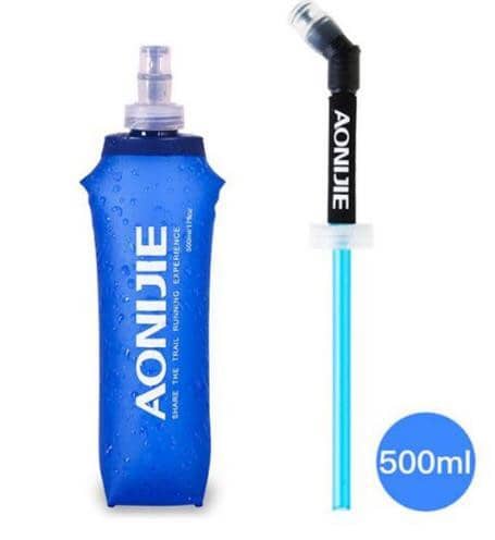 170ml 200ml 250ml 500mml 350ml 600ml AONIJIE Running Sport Bicycle Soft Water Bottle Folding TPU Soft Flask Water bag - foodandtravelers