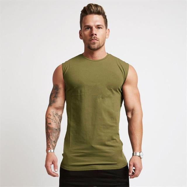 2019 Gyms Workout Sleeveless Shirt Tank Top Men Bodybuilding Clothing Fitness Mens Sportwear Vests Muscle Men Tank Tops - foodandtravelers