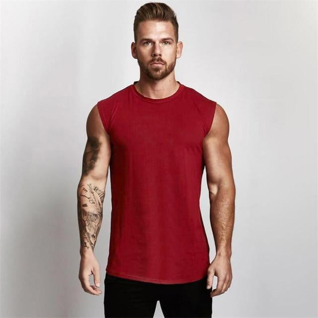 2019 Gyms Workout Sleeveless Shirt Tank Top Men Bodybuilding Clothing Fitness Mens Sportwear Vests Muscle Men Tank Tops - foodandtravelers