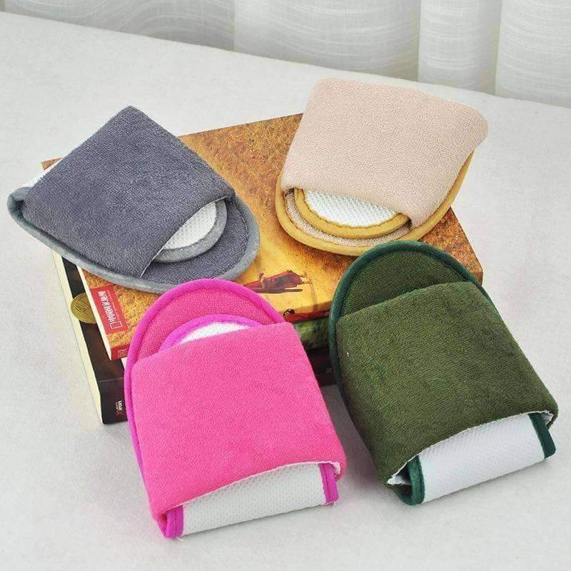 1 pair Foldable Home Hotel Breathable  Slippers SPA Travel Salon Wear With Storage Cotton Cloth Travel Accessories - foodandtravelers