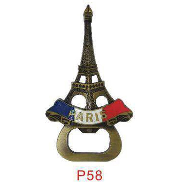 3D Paris Tower Fridge Magnet French Famous Building Model Refrigerator Magnets Souvenir Kitchen Magnet Sticker Home Decorations - foodandtravelers