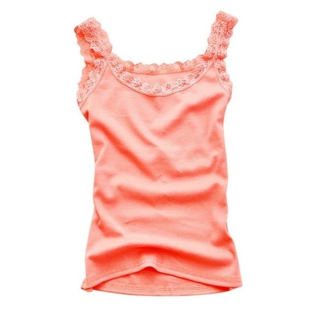 2019 Women Girl Summer Sexy Lace Tank Tops Sleeveless Bodycon Temperament T-shirt Vest Fashion Camisole Top - foodandtravelers