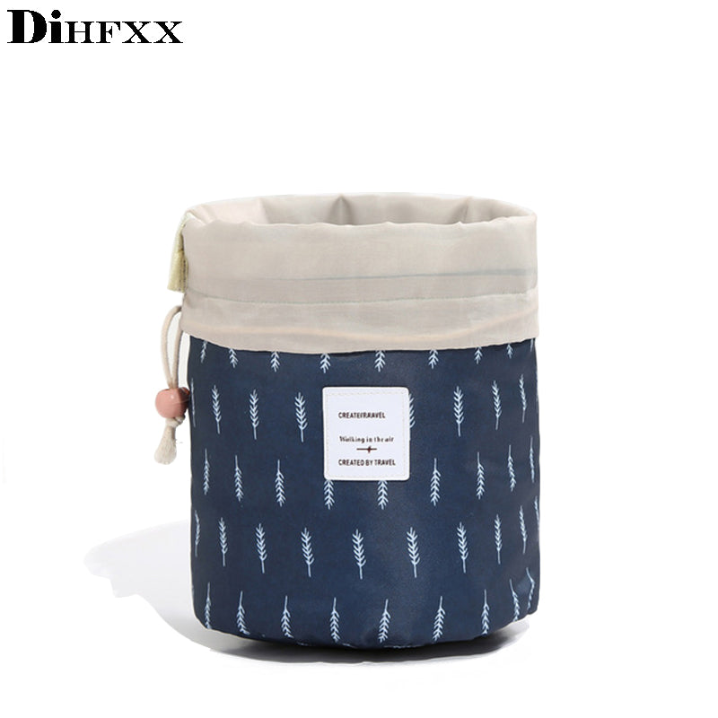 DIHFXX Lazy Drawstring Shockproof Travel Digital USB Charger Cable Earphone Case Makeup Cosmetic Organizer Accessories Bag - foodandtravelers