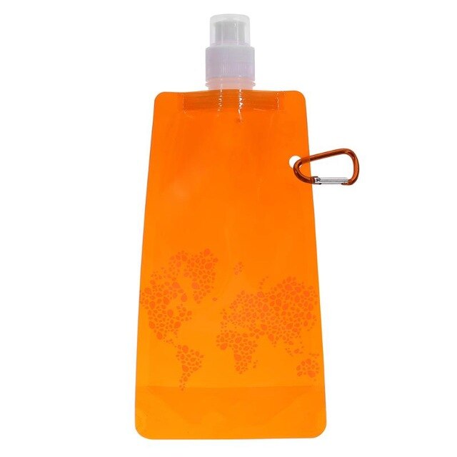 Portable Ultralight Foldable Silicone Water bag Water Bottle Bag Outdoor Sport Supplies Hiking Camping Soft Flask Water Bag NEW - foodandtravelers