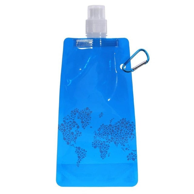 Portable Ultralight Foldable Silicone Water bag Water Bottle Bag Outdoor Sport Supplies Hiking Camping Soft Flask Water Bag NEW - foodandtravelers